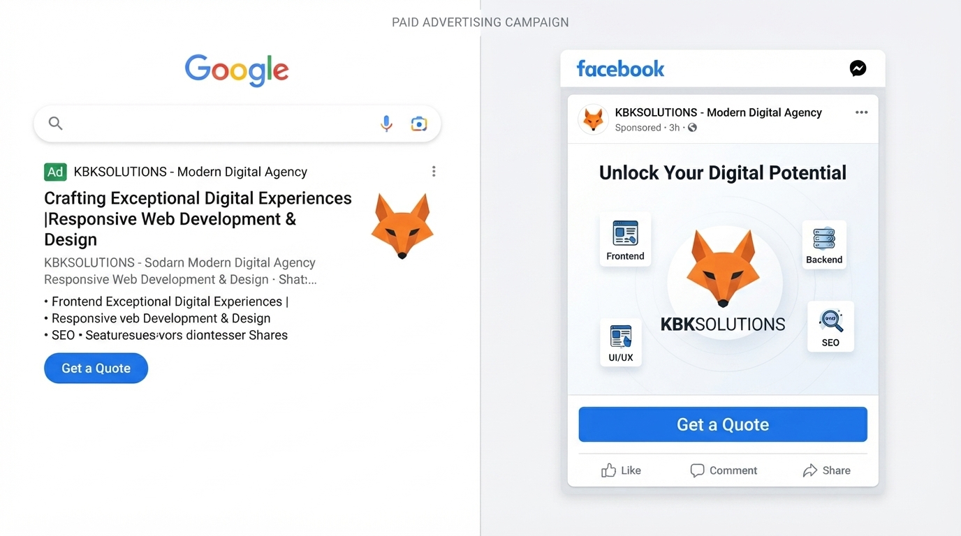 Facebook and Google Ads